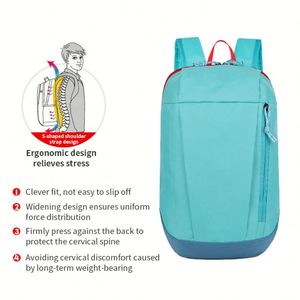 Sac à dos pliable personnalisé avec logo OEM, idéal pour la randonnée et le cyclisme, cadeau promotionnel à bas prix avec logo haute visibilité pour les aventures en plein air - Product Image 6
