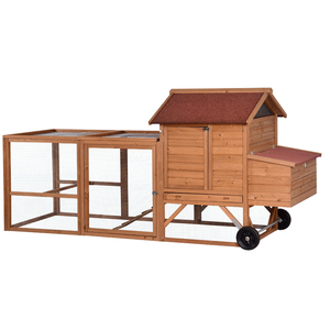 Shaw Ye mobil küçük çiftlik ücretsiz aralığı kanatlı kuşlar bıldırcın güvercinler kafesleri tavuk evleri büyük ahşap tavuk kümesi - Product Image 6