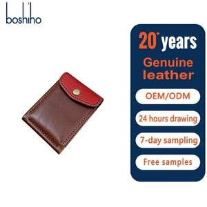 Vintage Open <b>RFID</b> <b>Blocking</b> Short <b>Wallet</b> Men's Genuine Cow Leather Coin Purse Retro Simple Portable Card Holder Nylon Lining - Product Image 1