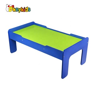 2024 <span class=keywords><strong>Table</strong></span> <span class=keywords><strong>de</strong></span> jeu en blocs <span class=keywords><strong>de</strong></span> bois préscolaire la plus populaire pour les enfants W08G296 - Product Image 3