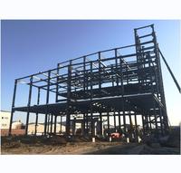 Edificio de Oficinas Prefabricado de Acero Ligero con Certificación CE, Estructura Metálica, Vida Útil de 50 Años, Servicios de Soldadura y Doblado