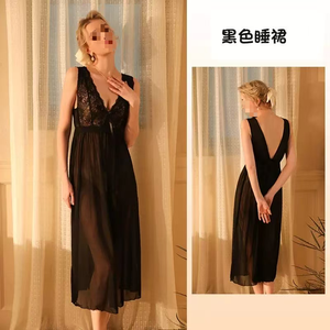 Conjunto de Bata y Camisón de Lujo para Mujer, Talla Grande, Estampado Animal, Sin Mangas, de Tela de Rizo, Transpirable, Súper Suave, Tipo Seda - Product Image 5