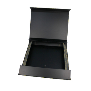 Luxury Book Shaped Rigid <b>Paper</b> Packaging Magnetic Gift Boxes With EVA Foam Insert - Product Image 4