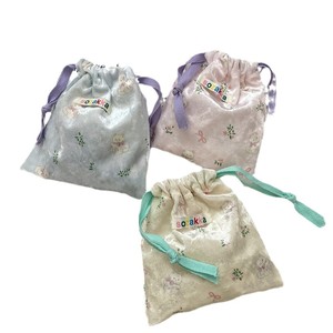 Sozakka Cartoon Bear Drawstring Bag Small Cosmetic Pouch <b>For</b> <b>Makeup</b> Lipstick Travel Bedroom Use - Product Image 5