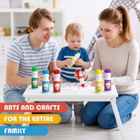 Marqueurs d'art pour enfants lavables multicolores et brillants, marqueur de bingo graffiti à points à base d'eau non toxique de 40ml, sans fuite, vente en gros