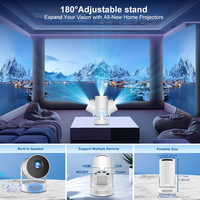 Proyector HY300 Ultra para Exteriores, 4K Full HD, Tiro Corto, WiFi 6 de Doble Banda, 170 ANSI, Mini Altavoz HIFI Portátil, Giro de 360°, Android 11