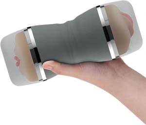 Fabrika toptan yapay vajina derin boğaz oyuncak 2 in 1 erkek Masturbator gerçek dokunmatik güvenlik malzemesi seks oyuncak kutusu - Product Image 1