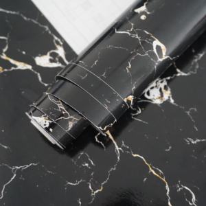 Auseng-pegatina adhesiva de Pvc para pared, papel tapiz de diseño, papel tapiz decorativo de madera, película Mural, 3D - Product Image 6