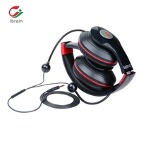 Ibrain-Auriculares de protección contra la radiación EMF, auriculares con reducción de ruido, AirTube, antiradiación, auriculares de teléfono
