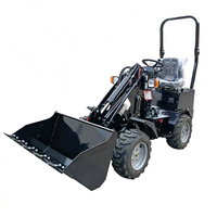 Spedizione Gratuita, Mini Caricatore Frontale EPA Euro 5 con Motore Diesel Kubota, Prezzo di Fabbrica per Fattoria e Giardino