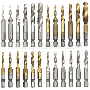 High Speed Steel Tap Set Metric Chip Free Machine Taps 6mm Diameter Titanium Plated For Steel Drilling Machine Use - Product Image 5