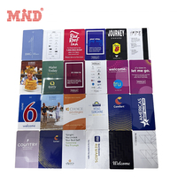 Carte de contrôle d'accès de serrure à clé de porte d'hôtel personnalisée en plastique PVC sans contact imprimable 13.56mhz HF puce intelligente RFID NFC