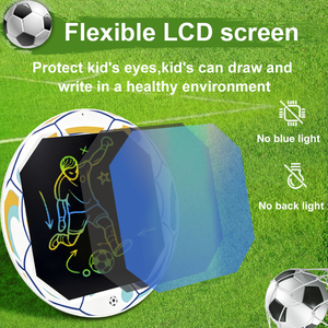 <span class=keywords><strong>Tablette</strong></span> d'écriture LCD en forme de ballon de football 2026 pour enfants, bloc-notes numérique électronique réutilisable pour <span class=keywords><strong>dessin</strong></span> et mémo, logo personnalisé - Product Image 6