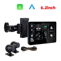 Écran d'affichage CarPlay sans fil pour moto 6,2'' Portable avec luminosité ultra élevée 1000NIT, étanche IP67, CarPlay pour moto