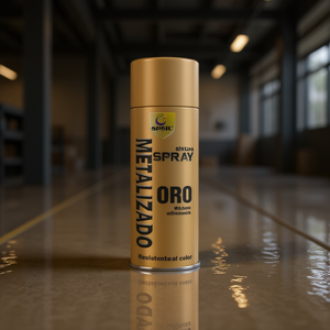 Spray Metallic Gold 200ml <b>Heat</b> Resistant Multisurface <b>Paint</b> Spain Origin Model 8681 - Product Image 2