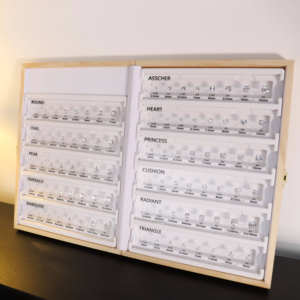 <b>Ring</b> Sizers Guidelines Trays Sets with 11 Shapes and Display <b>Folder</b> Guidelines for Diamond Jewelry Selling Custom Logo Available - Product Image 5