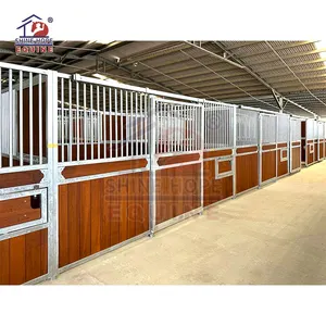 Stalla della stalla del cavallo anteriore della stalla del cavallo progettata in bambù