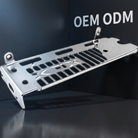 Kit d'outils de fabrication de pièces en tôle d'aluminium industrielle sur mesure, comprenant des matrices d'emboutissage, des caches de fentes et des supports métalliques
