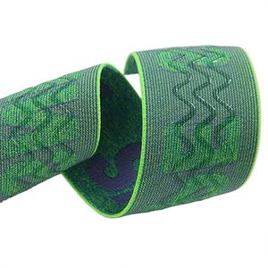 Bande élastique verte antidérapante en silicone incassable de qualité supérieure pour sous-vêtements, avec grip ondulé, du fabricant d'origine - Product Image 3