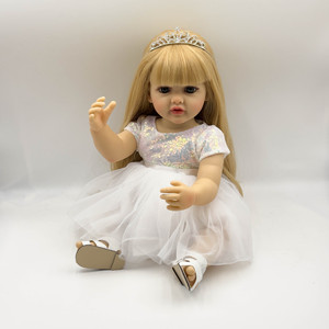 Poupées Reborn Yeezwood de 55 cm, réalistes, corps souple, grandes poupées pour filles, peau peinte en 3D, jouets de poupées Reborn comme de vraies petites filles - Product Image 3