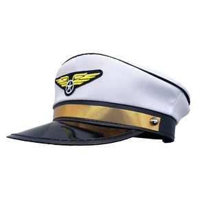 Fancy <strong>Navy</strong> Uniform Pilot <strong>Hats</strong> for Airline Pilots for Parties - Product Image 2