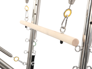 Reformeur de Pilates professionnel en bois de noyer avec tour demi-trapèze, équipement de Pilates de luxe - Product Image 5