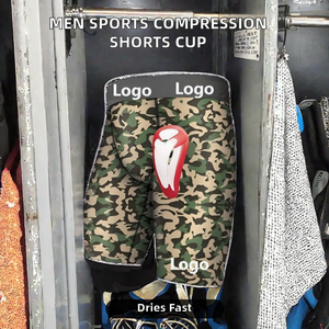Shorts Bermuda noirs pour hommes, séchage rapide, avec cordon de serrage à la taille et poches latérales, vêtements de sport décontractés - Product Image 4