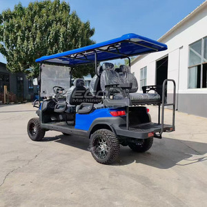 Voiturette de golf électrique 6 places neuve à prix de gros, buggy de chasse personnalisé avec sièges de luxe à vendre - Product Image 4