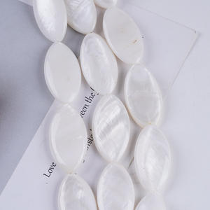 Concha de Ojo de Caballo en Forma de Tira Corta de 18cm15 30mm, Accesorios de Joyería DIY, Hueso de Coral para Pendientes, Collares, Pulseras, Venta al por Mayor - Product Image 2