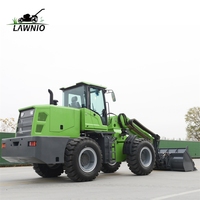Chargeur télescopique LAWNIO à alimentation directe d'usine, poids opérationnel de 9500 kg et flèche à levage élevé pour chargement en hauteur, chargeur diesel
