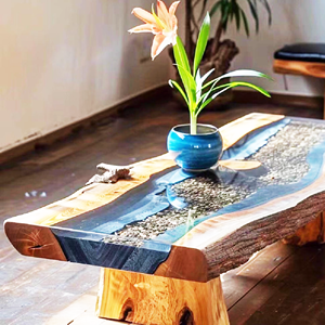 GORVIA 15L+5L Goede Vloeibaarheid Hoge Transparantie DIY Tafel Epoxyhars AB Lijm - Product Image 6