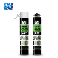 GNS A22 Mousse de montage en polyuréthane à usage général et mousse isolante pour fenêtre et porte
