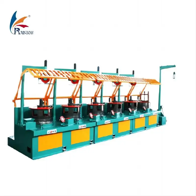 Continuously vertical wire drawing machine high speed 18-25m pulley wire drawing machine with factory price