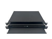 Panneau de brassage à fibre optique 1U SC/APC tiroir optique LC DUPLEX serveur de montage en rack fibre ODF pour réseau FTTH GSM, vide