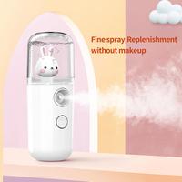 Mini Vaporizador Facial Nano de 30 ml, Humidificador, Recargable por USB, Nebulizador Hidratante Facial, Herramientas de Belleza para el Cuidado de la Piel