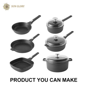 Bộ Dụng Cụ Nấu Ăn Đúc Khuôn Máy Sơn Cao Lớp Phủ Chống Dính - Product Image 6