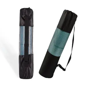 尼龙定制网袋瑜伽垫手提袋瑜伽手提袋黑色