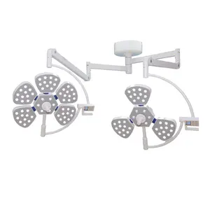 LTSL29 China Manufacture Double Head Petal 5+3 Led Shadowless Ceiling Surgery Operating Lamps