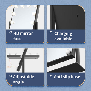 Hot Sale Smart Touch Control Adjustable 3 Color Light Dressing <b>Table</b> Vanity Makeup Mirror - Product Image 5