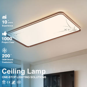 Hot Sale Indoor Orchidee Design Aluminium Decoratie Woonkamer Gang Slaapkamer Intelligente Afstandsbediening Led Plafondverlichting - Product Image 1