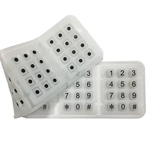 Customized Arabic Numeric Home Appliances POS Machine Fitness Equipment Silicone Rubber Button Conductive Keypad