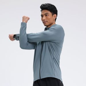 Autumn Men'S Fashion <strong>Reflective</strong> Printing Zipper Jackets Outdoor Cycling and Running Fitness Jacket Sports Quick Dry <strong>Tops</strong> - Product Image 2