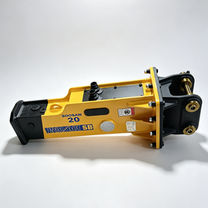 Brise-roche hydraulique silencieux de type boîte SOOSAN SB20 pour mini-excavatrices, démolition de béton et de roche - Product Image 1