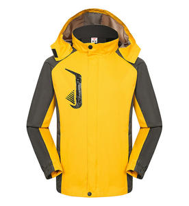 Abrigo de estilo largo personalizado grueso de invierno bordado Logo chaqueta de trabajo al aire libre uniforme bordado para el trabajo - Product Image 3