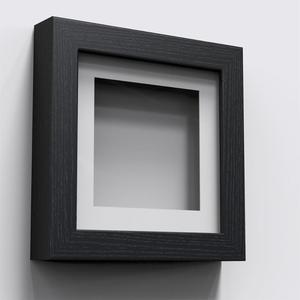 New <strong>Square</strong> Deep Shadow Box <strong>White</strong> Black Photo Picture <strong>Frames</strong> - Product Image 4