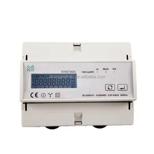 KYM7361C Tuya remote control wireless three phase zigbee smart prepaid energy meter electric meter