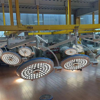 Lampu teater operasi LED, lampu operasi kamera OT cahaya bedah bahan plastik/logam/baja