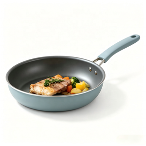 Set di Pentole in Alluminio Pressofuso Blu Pastello Moderno, <span class=keywords><strong>6</strong></span> <span class=keywords><strong>Pezzi</strong></span>, Antiaderente, per Cucina, Compatibile con Induzione, con Coperchi - Product Image 4