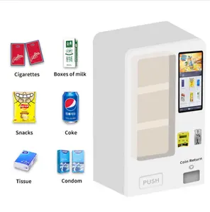 Touch screen vending maschine haar papier und münze vending maschine wand montiert wasser automaten