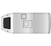 Remorque monobloc en carbone aux normes australiennes légères Caravane durable plus solide Voyage toutes saisons Idéal pour le camping hors réseau
